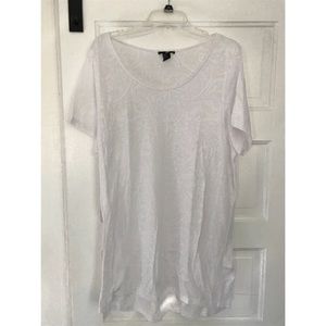 White swimsuit cover up